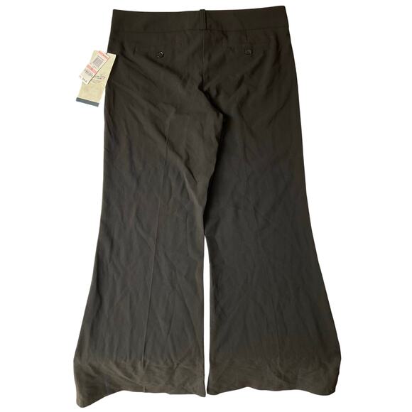 American Rag Cie Women Formal Pants size 13 Flared Wide Leg Rayon Mix Black NWT - Picture 11 of 11